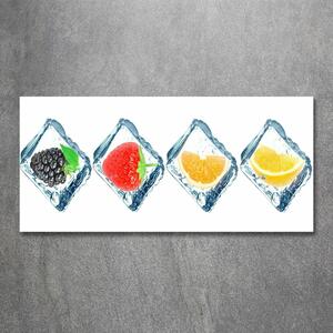 Akril üveg kép Gyümölcs kocka
