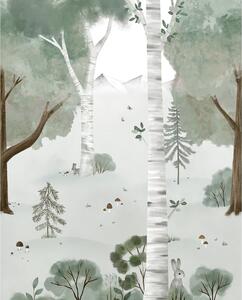 Gyerek tapéta 200 cm x 248 cm Birch Forest – Lilipinso