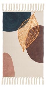 Krémszínű mosható pamutkeverék szőnyeg 50x80 cm – Casa Selección