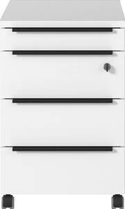 Fehér zárható szekrény 42x63 cm Mailand – Germania