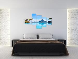 Modern festészet - paradicsom a tenger mellett (150x85cm)