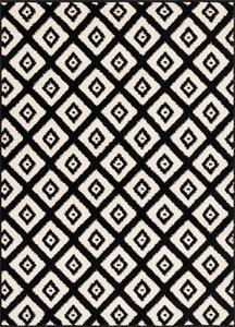 Fekete-fehér szőnyeg 133x180 cm Avanti – FD