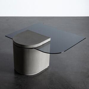 Beton dohányzóasztal 85x80 cm Square - Lyon Béton
