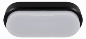 Strühm Aron 12 W-os natúr fehér fekete mennyezeti lámpa IP65-ös védettségű
