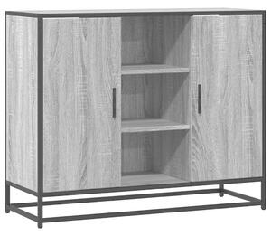 VidaXL szürke sonoma színű szerelt fa tálalószekrény 92 x 35 x 76 cm