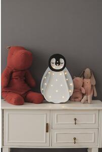 Baby Penguin szürke borovi fenyő asztali lámpa, magasság 26,5 cm - Little Lights