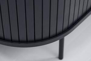 Design dohányzóasztal Vasiliy 120 cm fekete tölgy