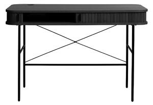 Design íróasztal Vasiliy 120 cm fekete tölgy