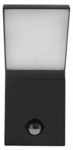 MasterLED Clark 12 W-os natúr fehér fekete fali lámpa mozgásérzékelős