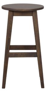 Sötétbarna tölgyfa bárszék szett 2 db-os (ülésmagasság 65 cm) Austin – Rowico