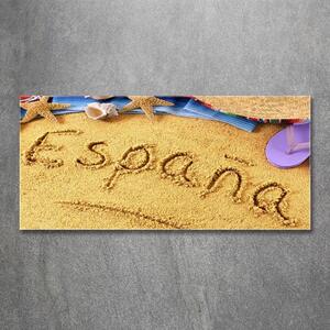 Akrilüveg fotó Spanyolország felirattal