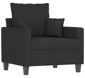 VidaXL fekete szövet kanapéfotel 60 cm