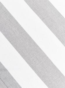 Timon fehér-szürke pamut ülőpárna, 40 x 40 cm - Westwing Collection