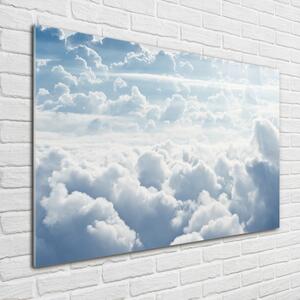 Üvegfotó Felhők a levegőből