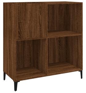 VidaXL barna tölgy színű szerelt fa hanglemezszekrény 84,5x38x89 cm