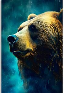 Kép kék-arany medve