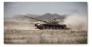 Akrilüveg fotó Tank a sivatagban