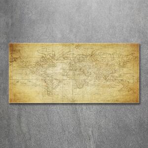 Akrilüveg fotó Régi világtérkép