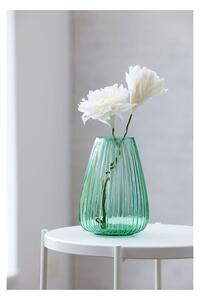 Kusintha zöld üveg váza, magasság 22 cm - Bitz