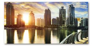 Akrilüveg fotó Dubai naplemente
