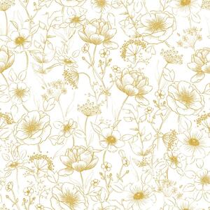 Gyerek tapéta 10 m x 50 cm Flowers Botany – Lilipinso