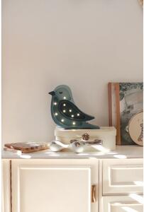 Bird kék borovi fenyő asztali lámpa, magasság 21 cm - Little Lights