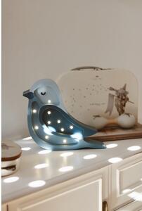 Bird kék borovi fenyő asztali lámpa, magasság 21 cm - Little Lights