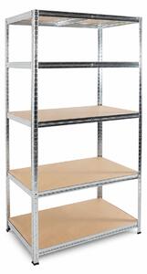 Linder Exclusiv Fém polc 180x90x40 cm 5 polc