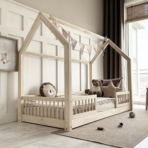 Luloo Pioli Duo Natúr Montessori Házikó Ágy (80x160 cm)