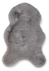 Szürke szintetikus szőrme szőnyeg 60x90 cm Super Teddy – Think Rugs