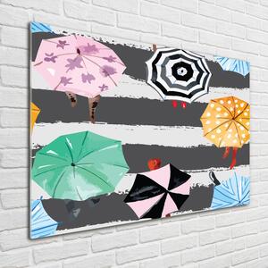 Akrilüveg fotó Színes esernyők