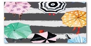 Akrilüveg fotó Színes esernyők