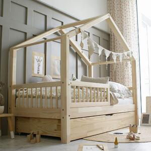 Luloo Housebed Plus Vékony Rácsos Gyerekágy (pótágyazható, több színben, méretben)