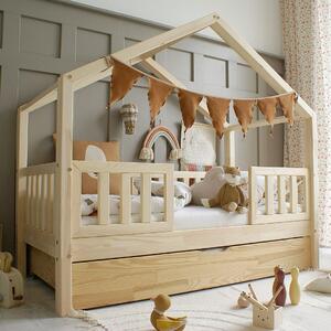 Luloo Housebed Duo Plus Vastag Rácsos Gyerekágy (pótágyazható, több színben, méretben)