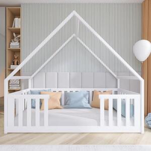Lano Bee Montessori Házikó Gyerekágy (fehér, 90x200 Cm)