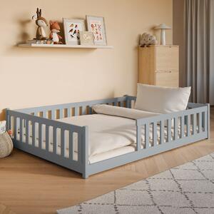Lano Mati Montessori Gyerekágy (szürke, 140x200 cm)
