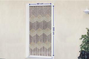 Fa-bambusz függöny ajtóra 200x90 cm - Maximex