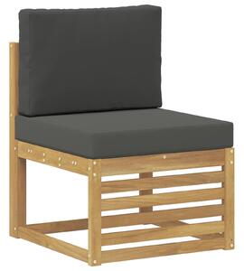 VidaXL Ülőgarnitúrák 4 pcs Fehér és Antracitszürke 191 x 132,5 x 73 cm