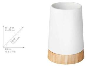 Fehér kerámia fürdőszobai kiegészítő szett Bamboo – Wenko