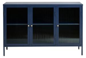 Bronco kék fém tálalószekrény, magasság 85 cm - Unique Furniture