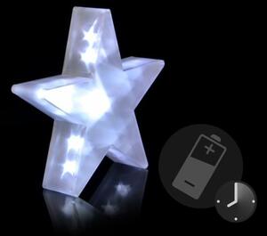 Karácsonyi dísz - Világító csillag - 20 LED, 35 cm