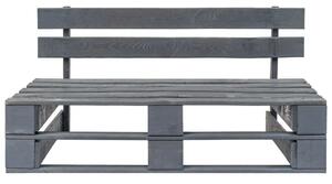 VidaXL Szürke Fa Raklappad - Kerti Pad - 110x65x55 cm