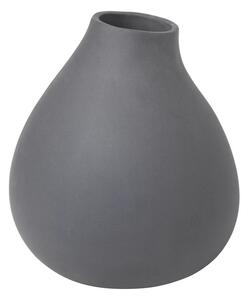 Sötétszürke porcelán váza (magasság 17 cm) Nona – Blomus
