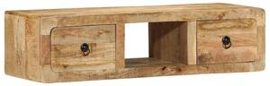 VidaXL tömör nyers mangófa falra szerelhető TV-szekrény 100x32x25 cm