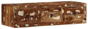 VidaXL tömör újrahasznosított falra szerelhető TV-szekrény 100x32x25cm