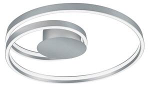 Szürke LED mennyezeti lámpa hangvezérléssel-mobil alkalmazás vezérléssel, fém búrával Ciola – CINQUE