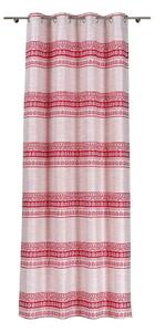 Piros-bézs függöny 140x255 cm Doina – Mendola Fabrics