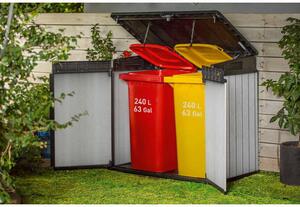 1150 literes zárható és időjárásálló Elite Store műanyag kerti tároló