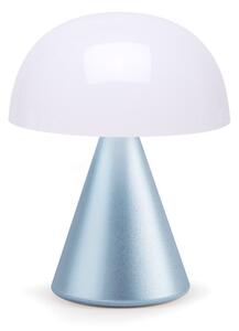 Fehér-világoskék LED asztali lámpa (magasság 17 cm) Mina L – Lexon