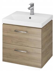 Cersanit - SET szekrény + mosdó, dió, LARA CITY 50, S801-155-DSM